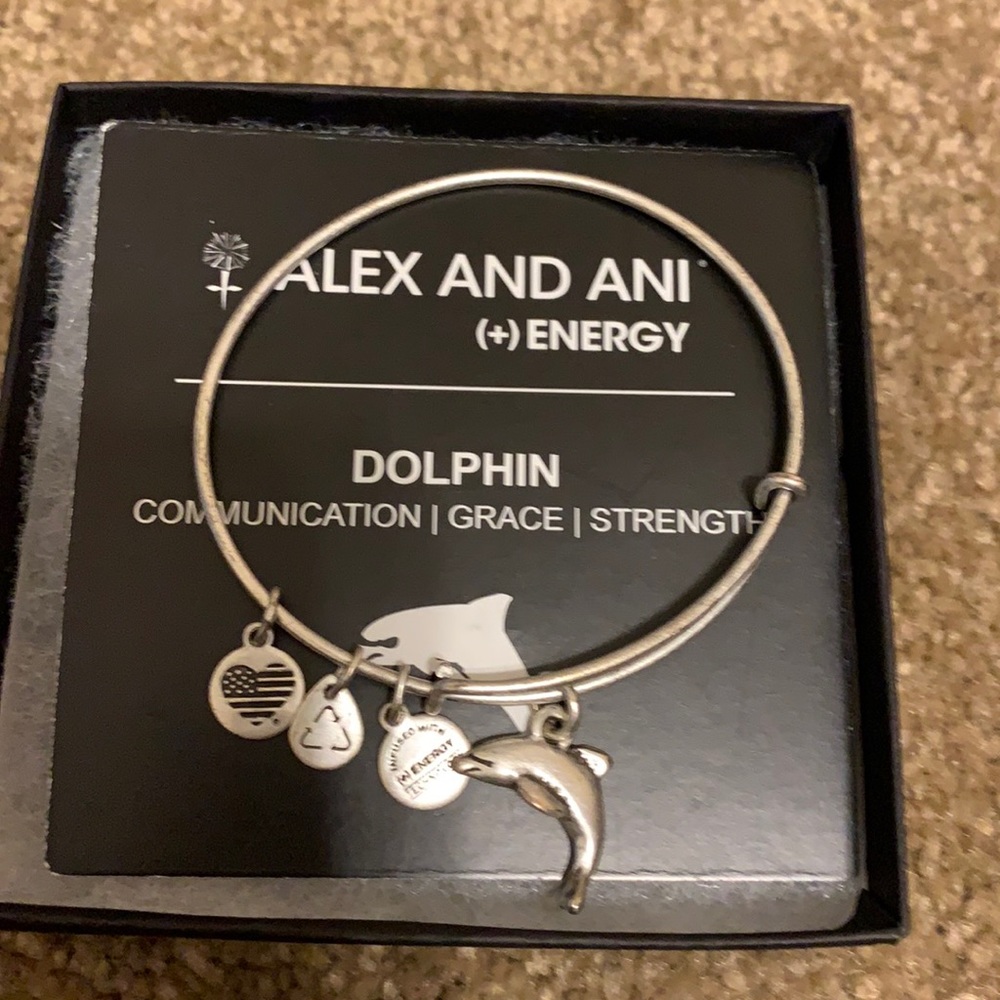 Alex and Ani Dolphin Energy bracelet
